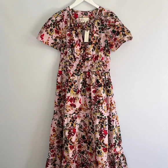 LAST ONE NWT Anthropologie The Somerset Cotton Maxi Dress size S - Picture 10 of 17
